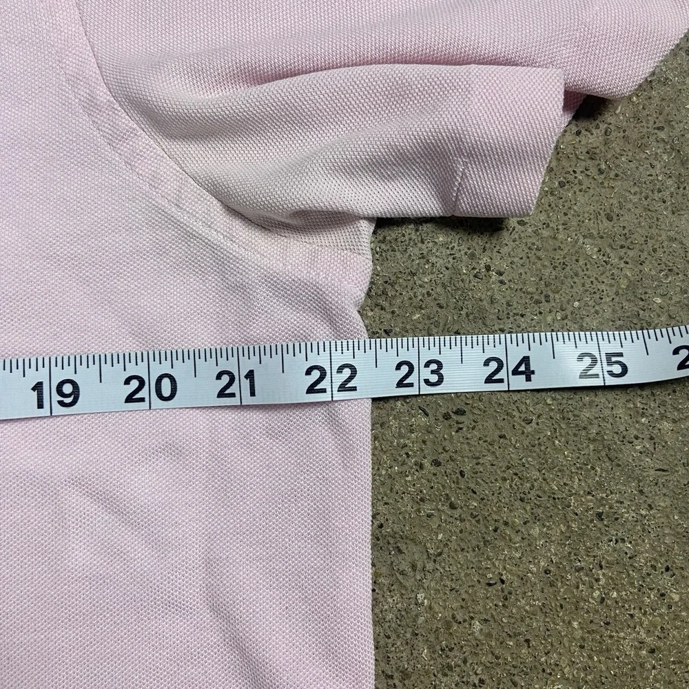 Polo‎ Ralph Lauren Polo Shirt Size Large Pink Knit Oxford Flesh Pony Logo